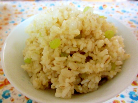 蕗の塩炒め混ぜご飯